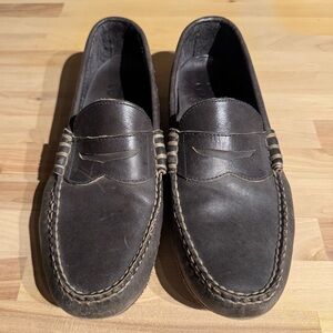 Allen Edmonds Daytona Driving Show Slip on Loafer Dark Gray Size 10.5